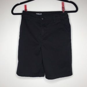 O’Neill boy’s 7X XL black adjustable waist shorts